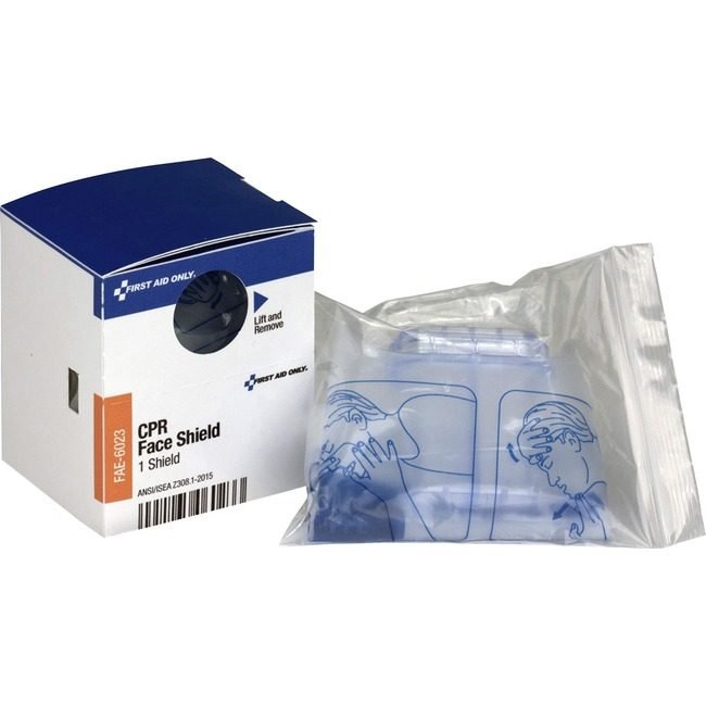 Acme United Corporation First Aid Only Face Shield Clear Refill FAOFAE6023