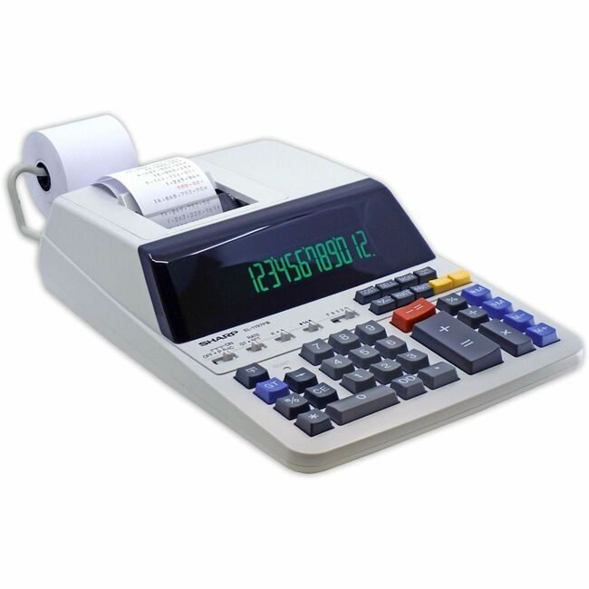 Sharp Electronics Calc Prt 12DGT Heavy-Duty SHREL1197PIII