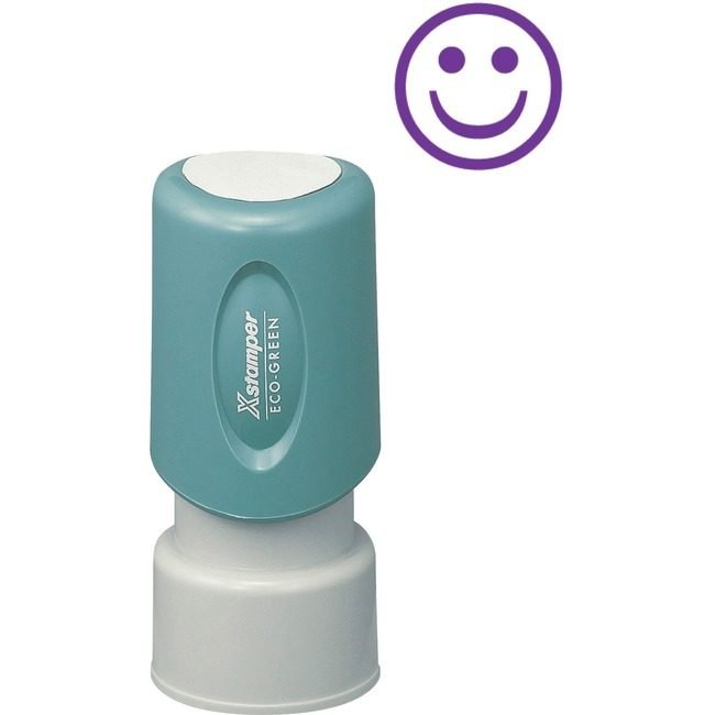 Shachihata / Xstamper Stamp Round 5/8" Smile Pe XST11420