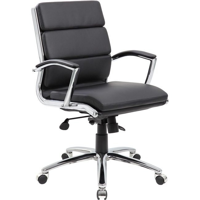 Boss Office Products Executive Midback Chair BOPB9476BK
