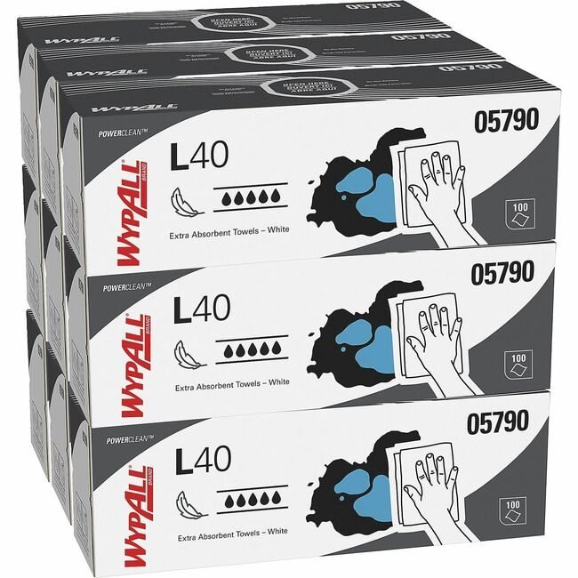 Kimberly-Clark Professional Kleenex / Scott / WypAll / Kimtech Wipe L40 100 Each We KCC05790