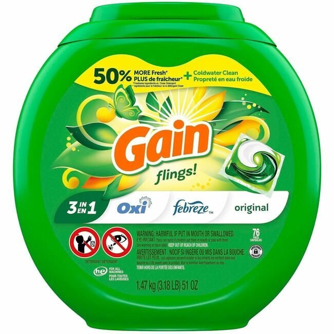 Procter & Gamble P&G Professional / product-specific brand Detergent Gain Oxi Fbrz 76 FLI PGC09207