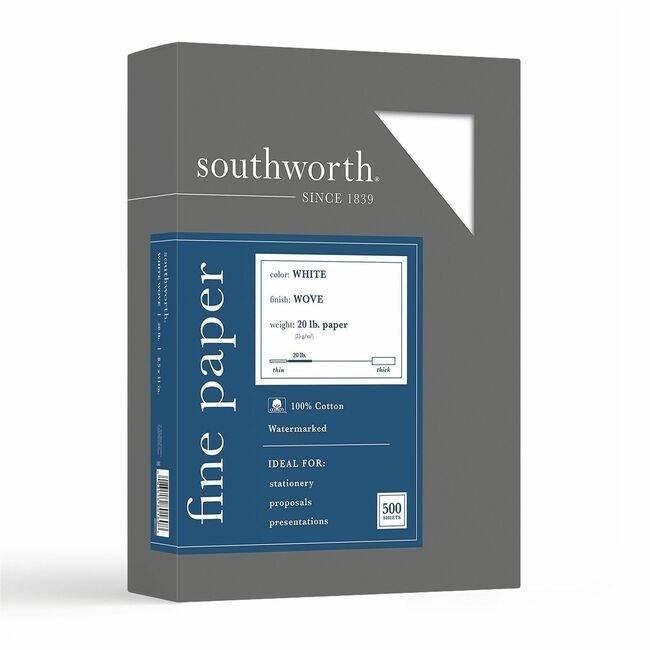 Southworth Paper 100% COTTON 20# We SOU13C