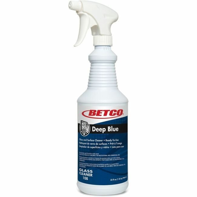 Betco Corporation Cleaner Glass Ammonia Rtu BET1081200