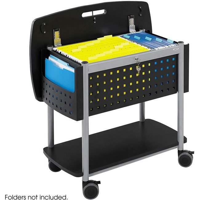 Safco Products File Tub Scoot Black SAF5370BL