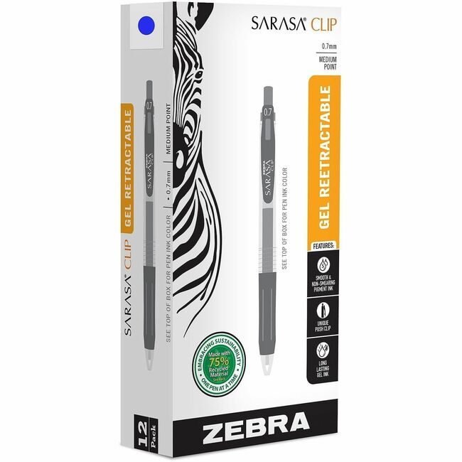 Zebra Pen Corporation Sarasa Clip GEL 0.7MM ZEB48720