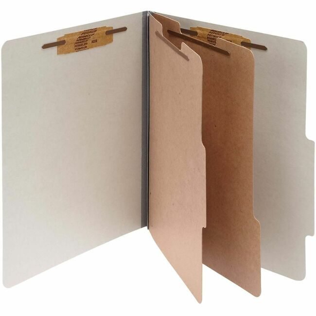 ACCO Brands Folder Psbd Letter 2DIV Fas Gray ACC15056
