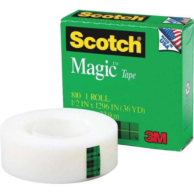 3M Company Tape Roll Invis 1/2"X1296" MMM810121296PK