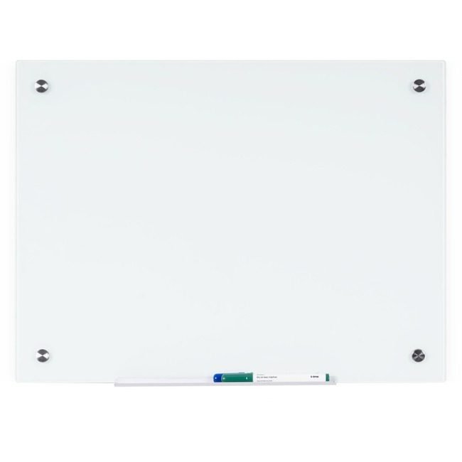 Bi-silque / MasterVision Glass Bd Non-Mag 24X36 White BVCGL074407