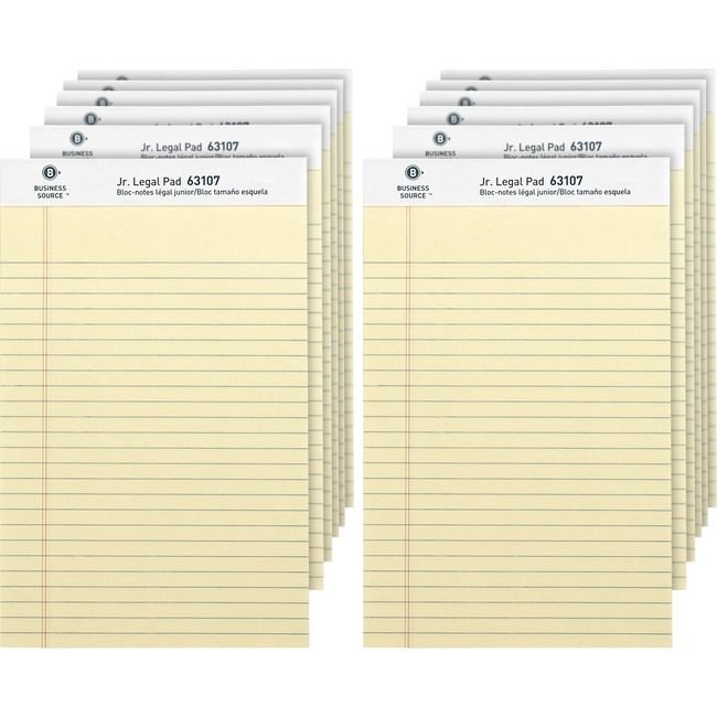 Business Source Pad Jr Legal 5X8 50SH Ca BSN63107