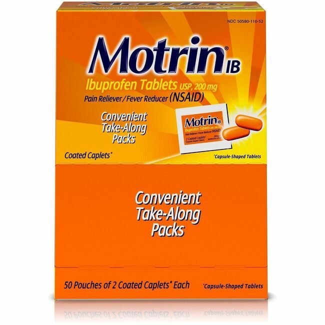 Kenvue / Johnson & consumer brands Aveeno / Neosporin / product-specific Tablets Motrin 2/PK