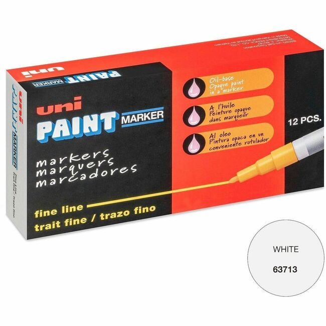 Mitsubishi Pencil Co. / uni-ball Marker Unipaint Oil Fine We UBC63713DZ
