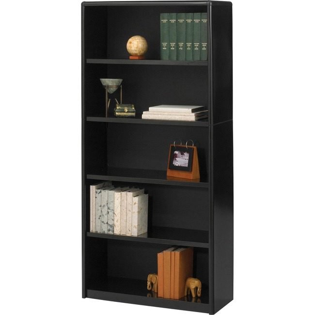 Safco Products Bookcase 5-SHELF Black SAF7173BL