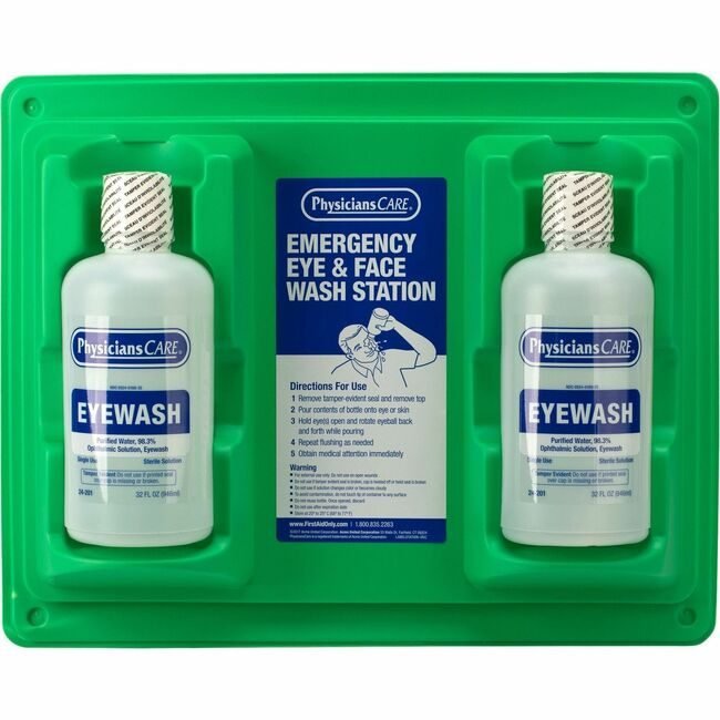 Acme United Corporation First Aid Only Station Eyewash Double 32OZ FAO24-300