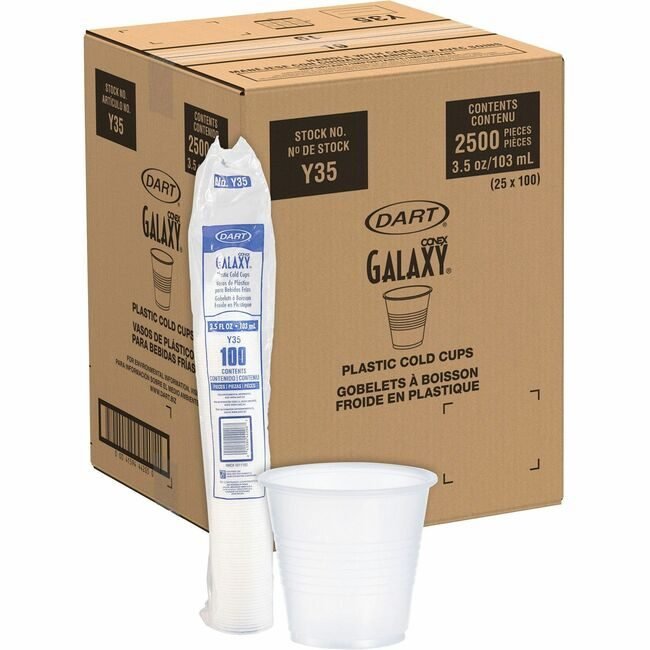 Dart Container Corporation Solo Cup Plastic Cold 3.5OZ Tlt SCCY35