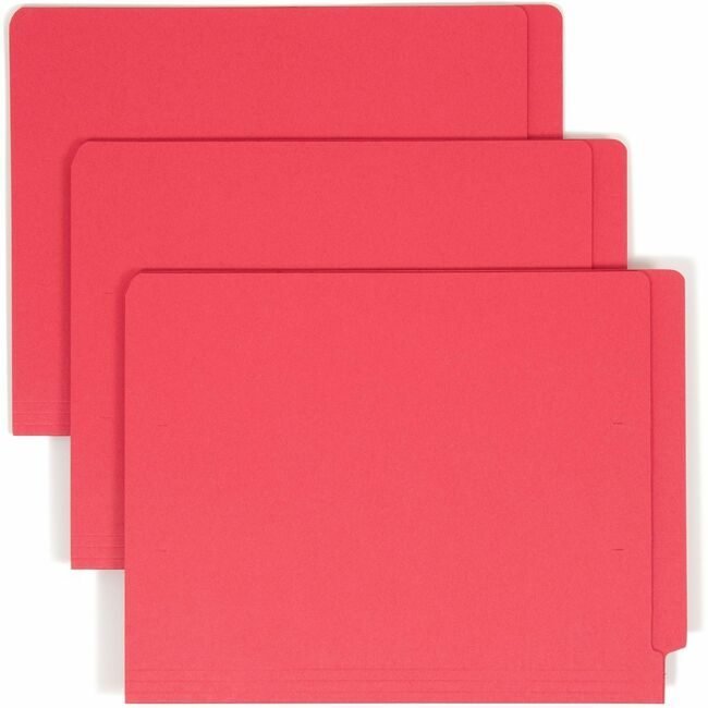 Smead Manufacturing Co. Folder File Endtb Strght Red SMD25710