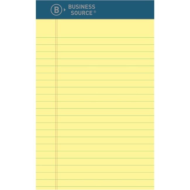 Business Source Pd Premium Writing 5X8 Yel BSN03106