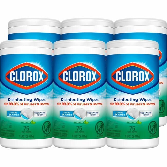 The Clorox Company CloroxPro / Wipes Disinfecting Fresh CLO01656