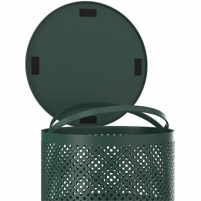 GRITT Commercial Furloo PET WASTE 13 GALL TRASH CAN GRIFLO1TG