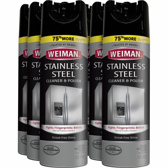 Weiman Products Cleaner S.Stl Aerosol 17OZ WMN49ACT