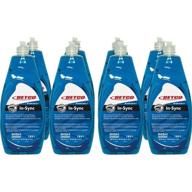 Betco Corporation Dishwashing Liquid Blue BET1851B900CT
