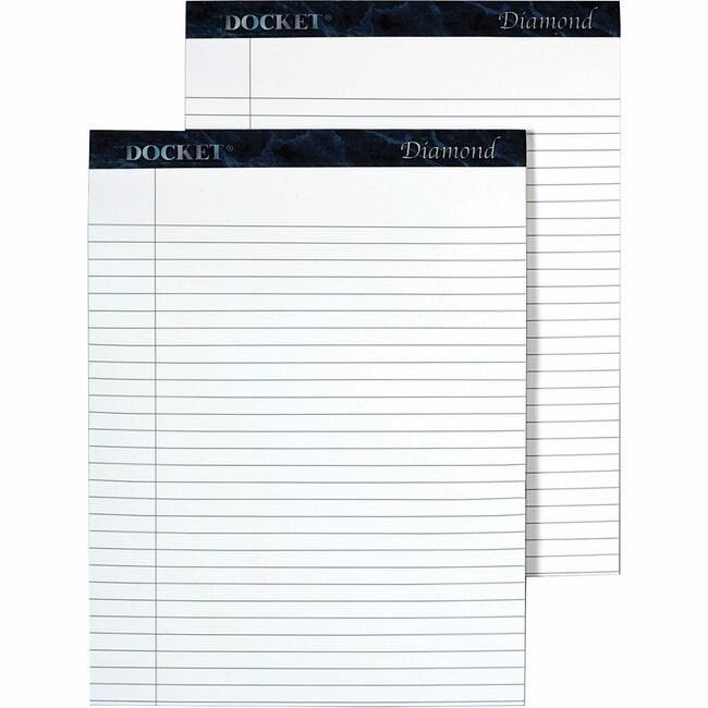 TOPS Products Pad Legal Diamond 2 Pack White TOP63975