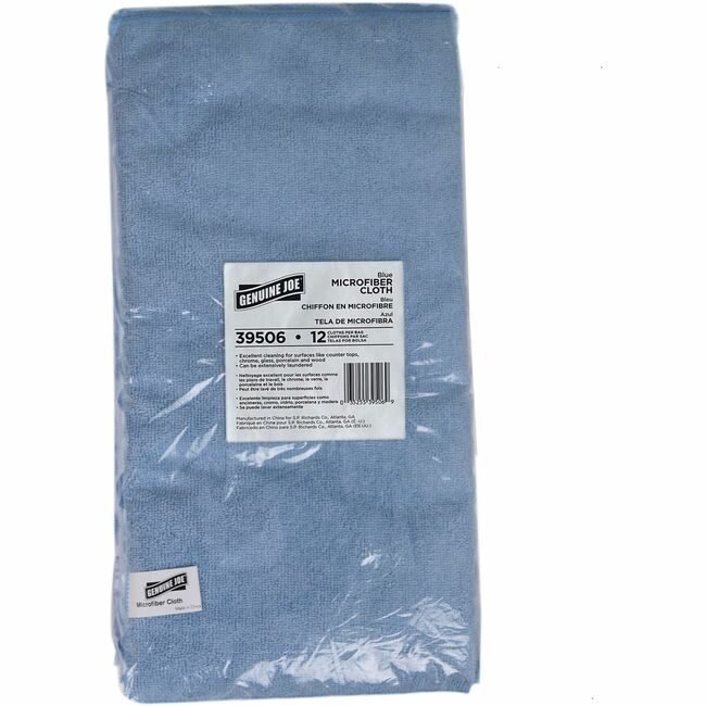 Genuine Joe Cloth Microfiber Blue GJO39506