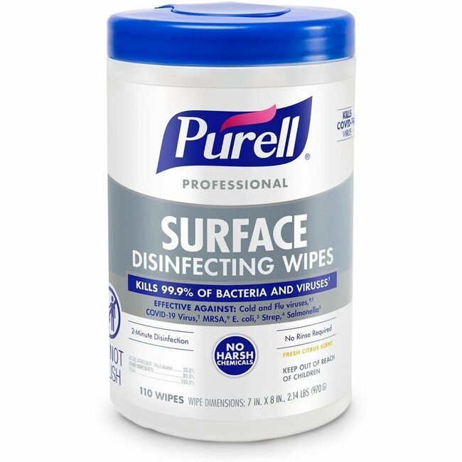 GOJO Industries Wipe Sanitiz Surf Citrs 110 GOJ934206