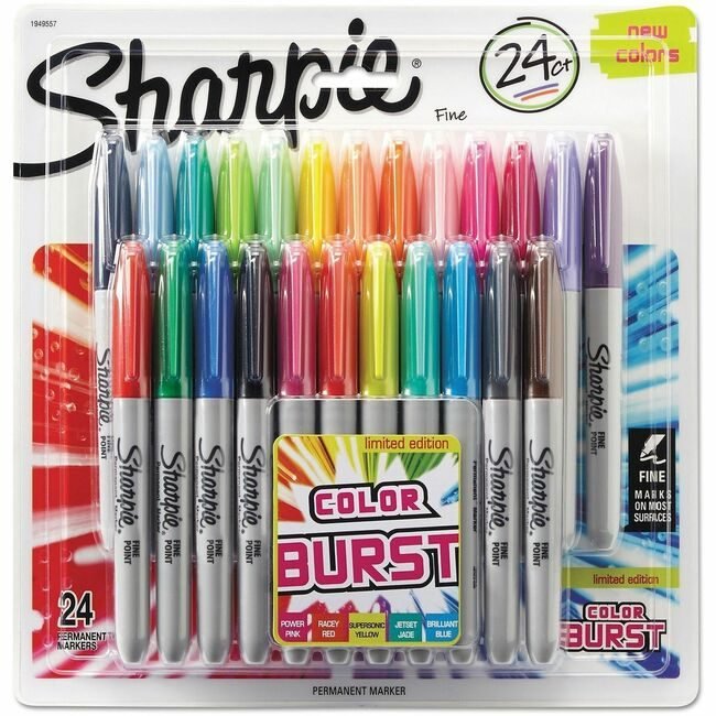 Sharpie / Expo / Prismacolor / Sanford Marker Fine Assorted 24 Count SAN1949557
