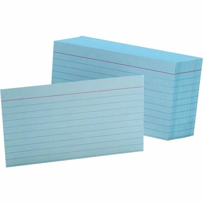 TOPS Products / ACCO legacy Oxford Card Index Ruled 3X5 Be OXF7321BLU