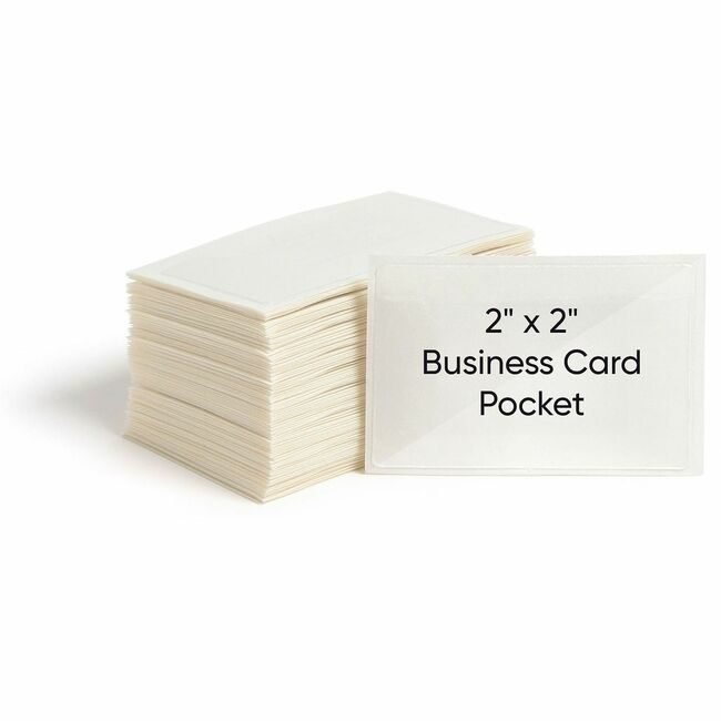 Smead Manufacturing Co. Pocket Poly Slfadhsv 4X3 SMD68123