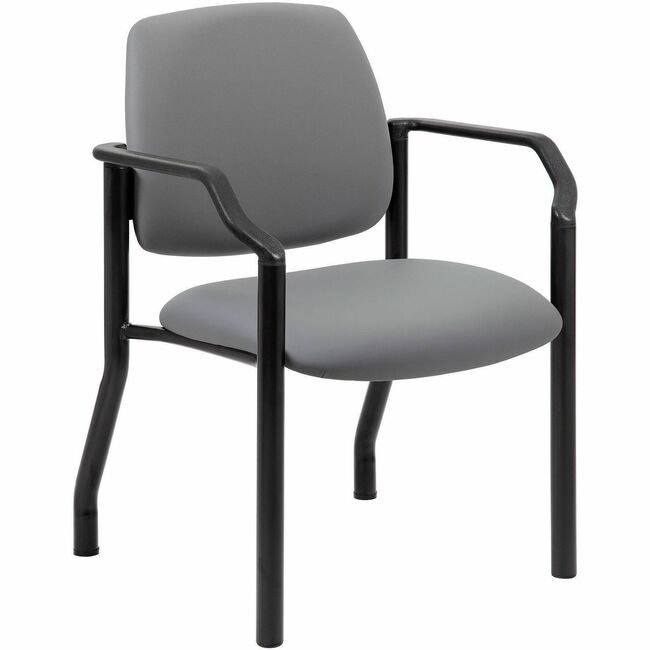 Boss Office Products Chair Guest Antimicrobial Heav BOP9591AMGY