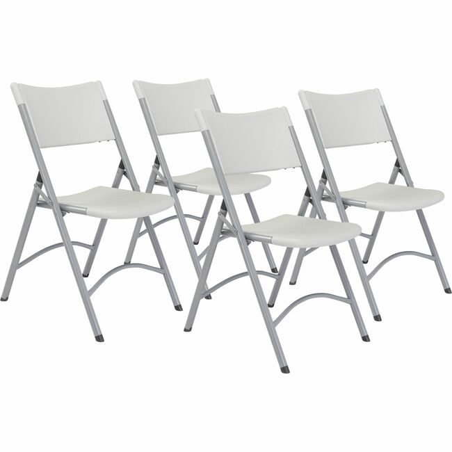 National Public Seating Chair Fold Plast Gray 600SER NPS602