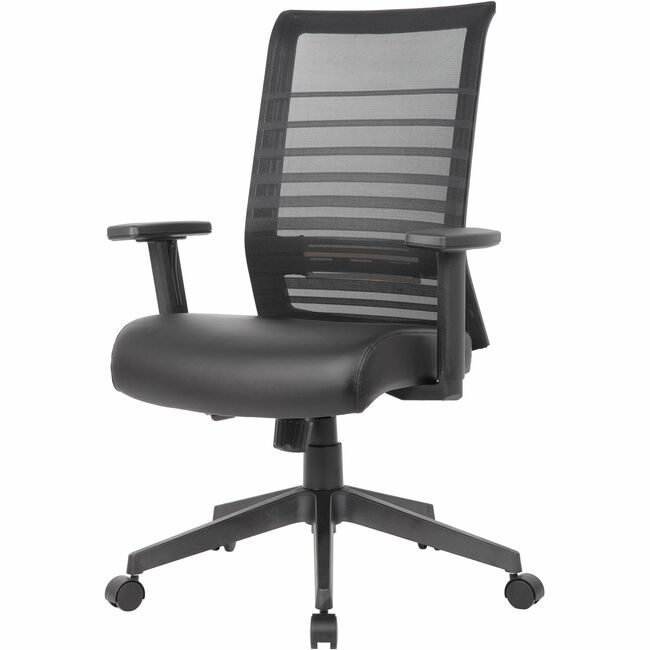 Boss Office Products Chair Task Antimicrobial Black BOP6566AMBK