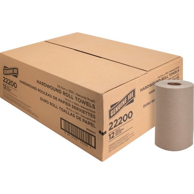 Genuine Joe Towel Hrdwnd 7-7/8X350 2"CR GJO22200