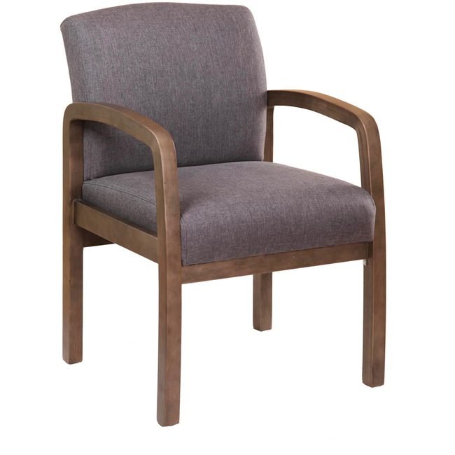 Boss Office Products Chair Guest Fabric Gray BOPB9580DWSG