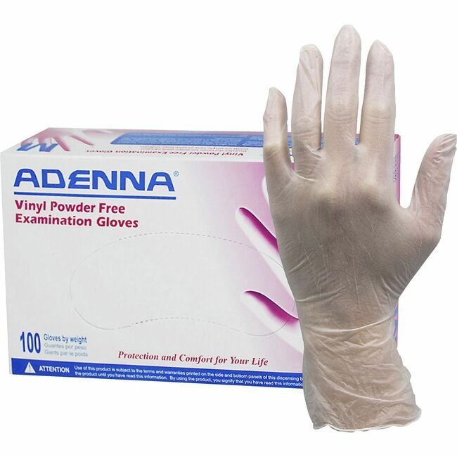 Hospeco Brands Group Glove Vinyl Exam 4M L HOSVPF236