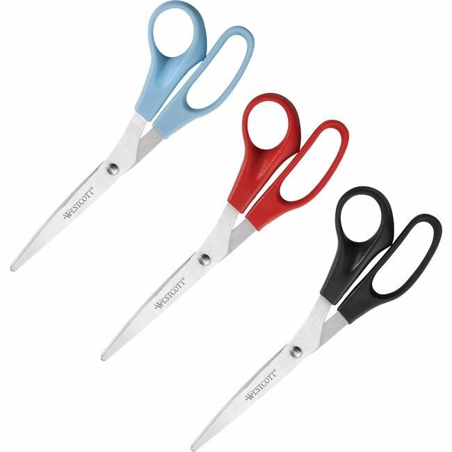 Acme United Corporation Westcott / Scissors Ss Straight 8" 3 Pack ACM13404