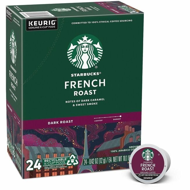Seattle#039;s Best Coffee Starbucks Coffee Company Seattle#039;s Best Kcup French 24 Count SBK12434813