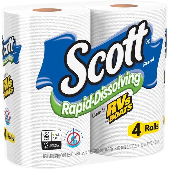 Kimberly-Clark Professional Kleenex / Scott / WypAll / Kimtech Tissue Tlt Dsslvng Rpd KCC47617