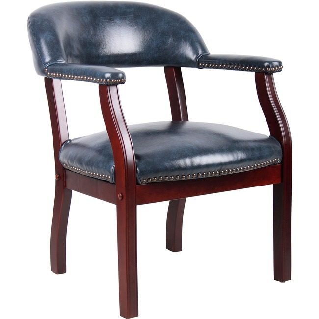 Boss Office Products Chair Traditional Guest Vinyl BOPB9540BE