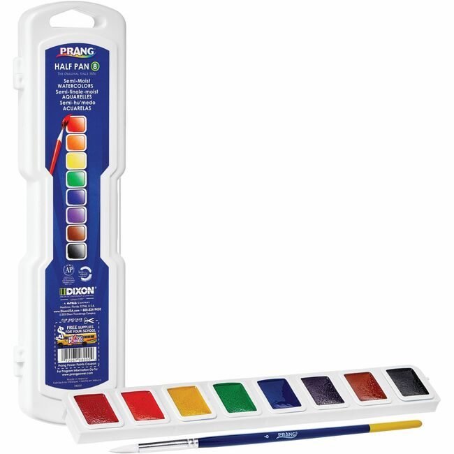 Dixon Ticonderoga Company / Paint Watercolors 8ST Assorted DIX08000
