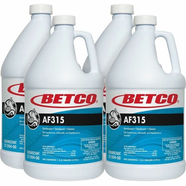 Betco Corporation Disinfectant Dtrgnt AF/315 BET3150400CT