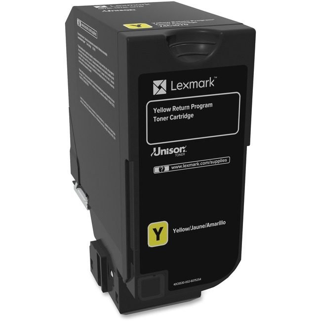 Lexmark International Crtdg Toner CX725 Yw 3K Rtn LEX74C10Y0