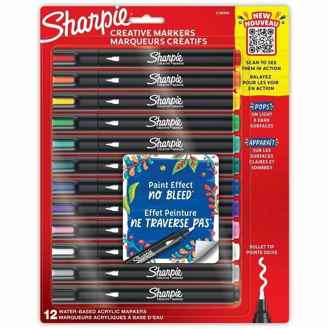 Sharpie / Expo / Prismacolor / Sanford Marker Shrp Bullcreate 12 Count SAN2196905