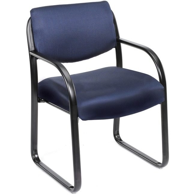 Boss Office Products Guest Chair Blue Fabric BOPVSBO9521BE
