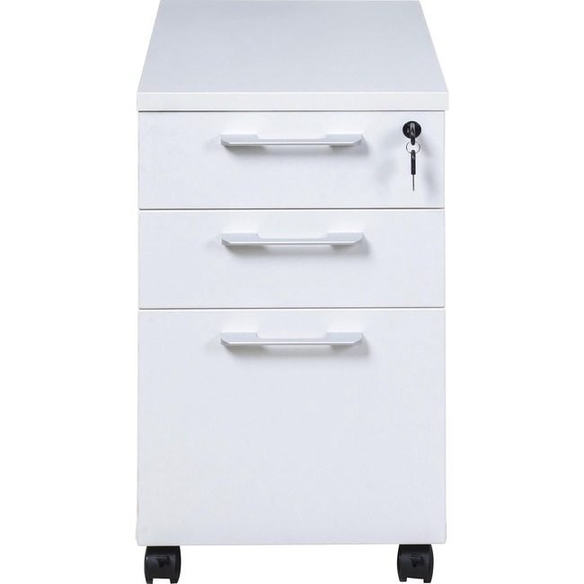 Boss Office Products Pedestal B/B/F Wt BOPS504WT