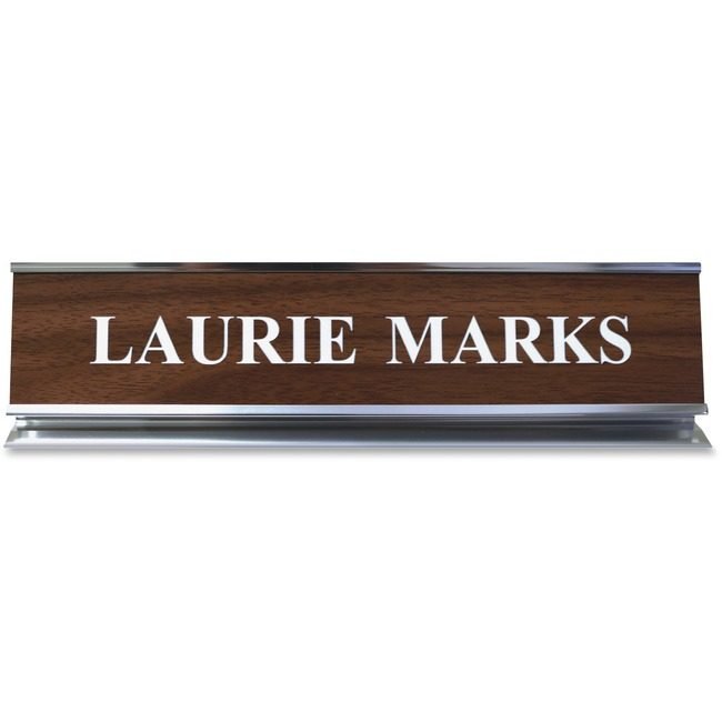 Xstamper Sign Dsk Pdstl Aluminum 2X10 Sr XSTK54