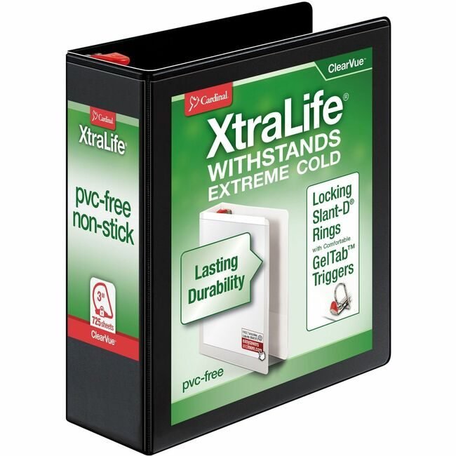Cardinal Binder X-Life Dring 3" Black CRD26331