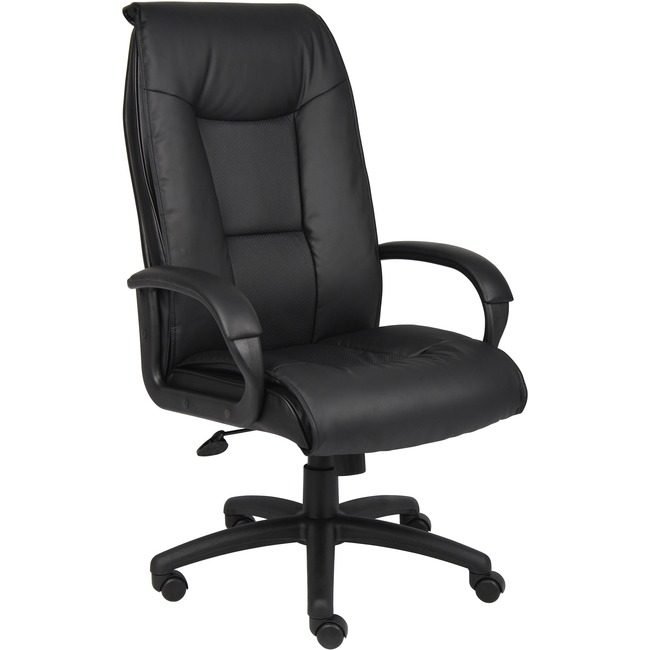 Boss Office Products Chair Black Exec Lthrpls BOPB7601
